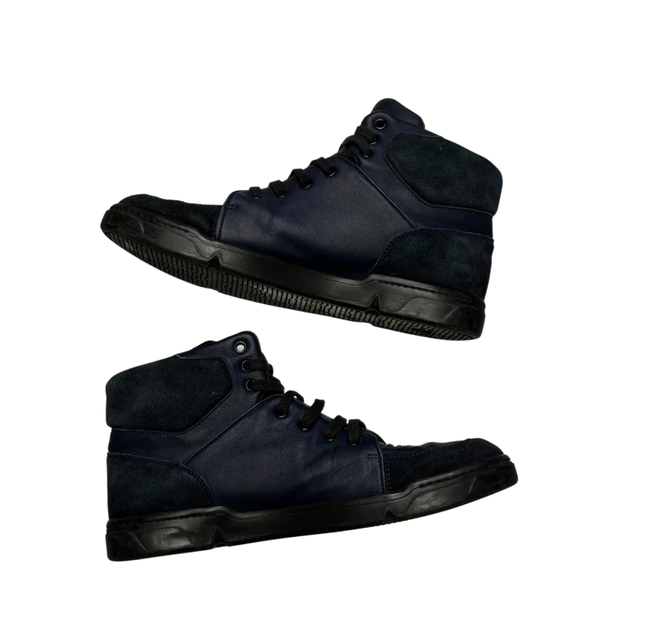 Gucci High Top GG Sneaker Navy