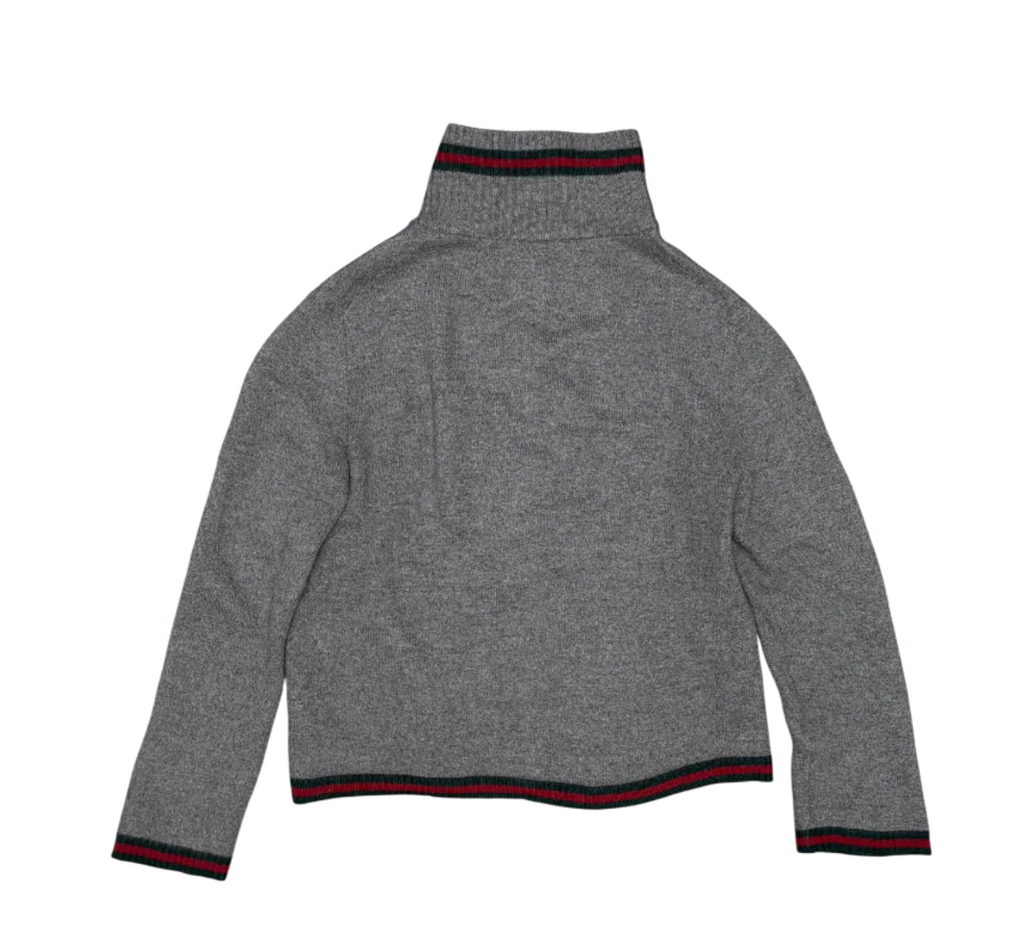 Gucci Wool Zip Up Cardigan